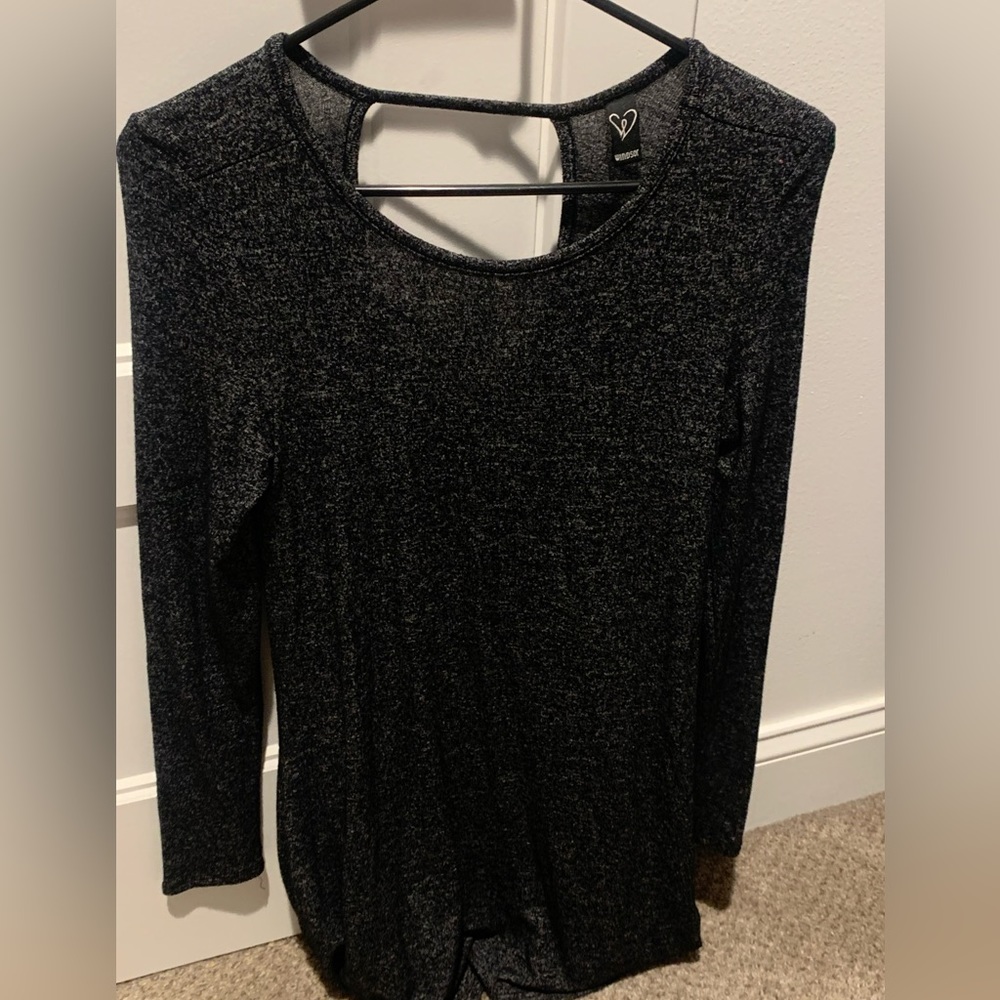 Windsor light weight sweater dress charcoal